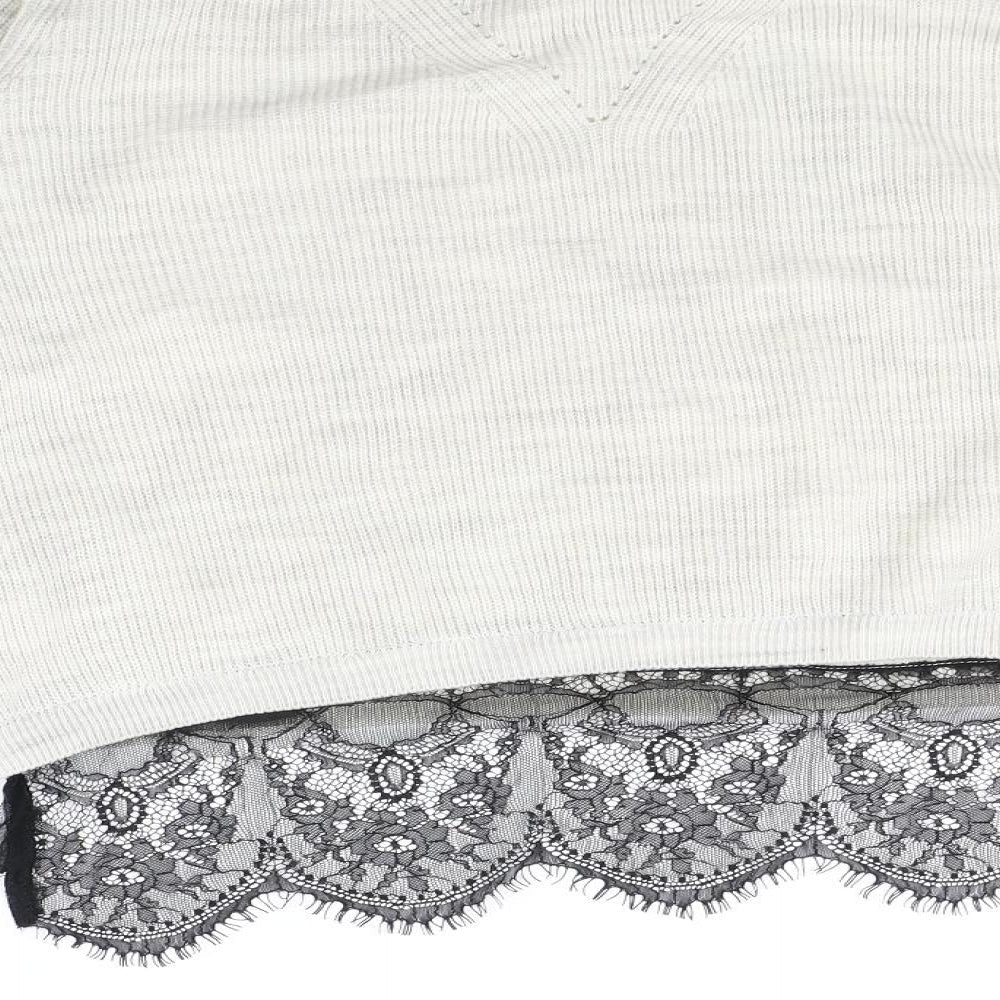 F&F Womens Beige Pullover Jumper Size 12