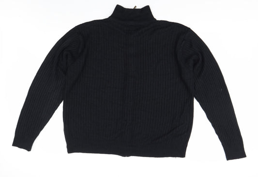 Southbay Womens Black Full Zip Jumper Size XL