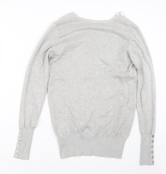 Womens UK Size 12 Matalan Grey Pullover Jumper