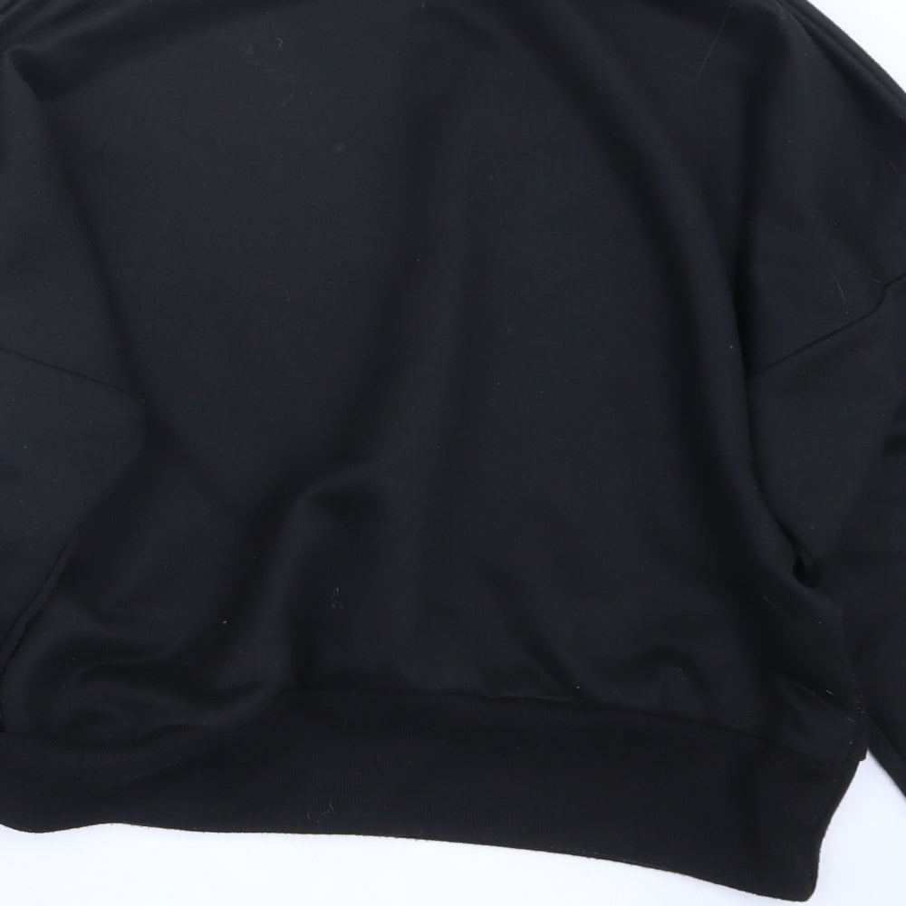 Boohoo Womens Black Pullover Jumper Size 10
