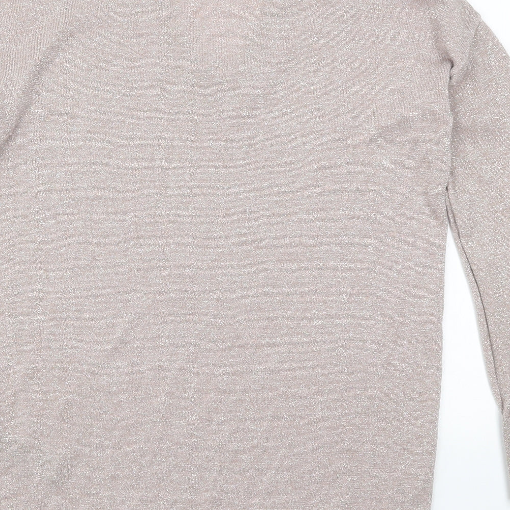 Womens UK Size 6 Topshop Pink Pullover Jumper