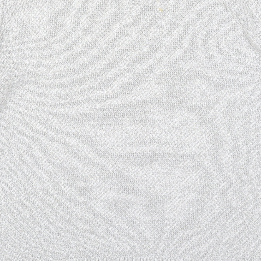 Topman Mens Grey Knit Pullover Jumper Size S