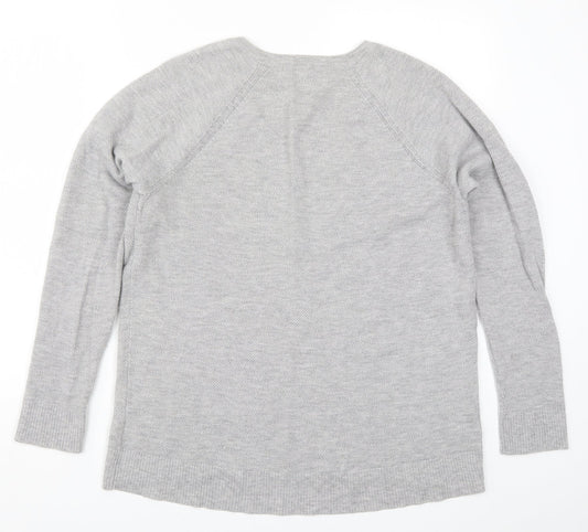 Gap Womens Grey Knit Pullover Jumper Size L