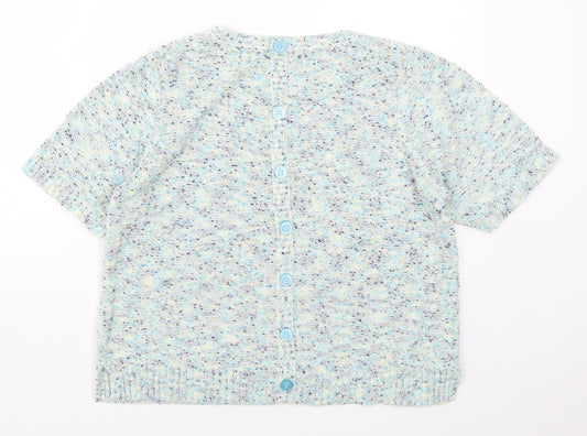 Womens UK Size 18 M&Co Blue Pullover Jumper