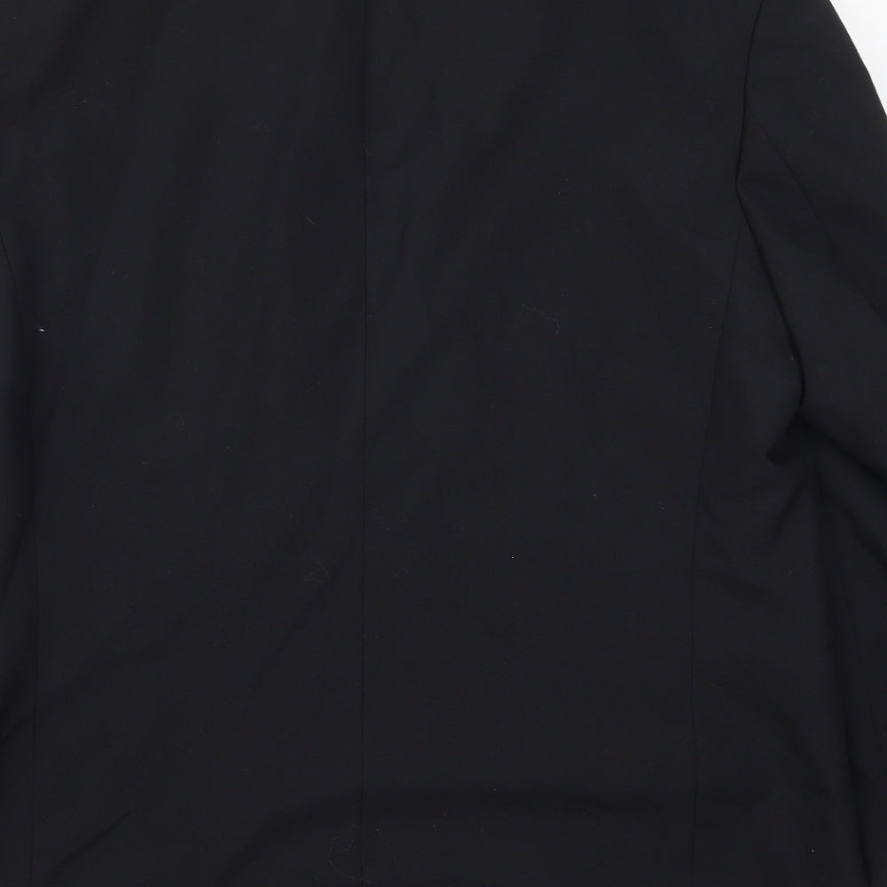 Mens UK Size 42 Preworn Regular Black Suit Jacket