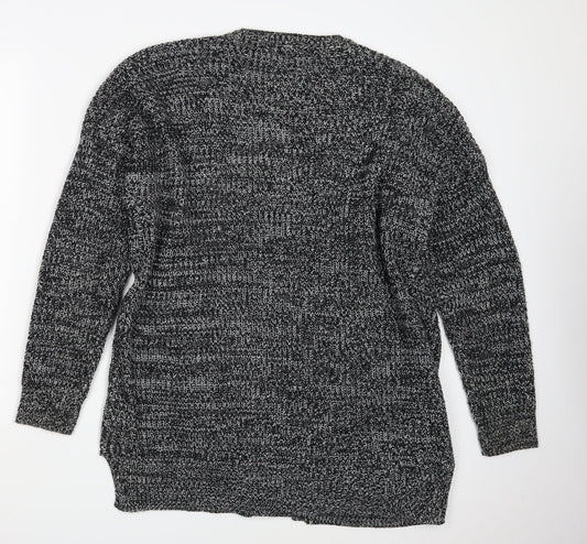 Womens UK Size 16 Select Black Wrap Jumper