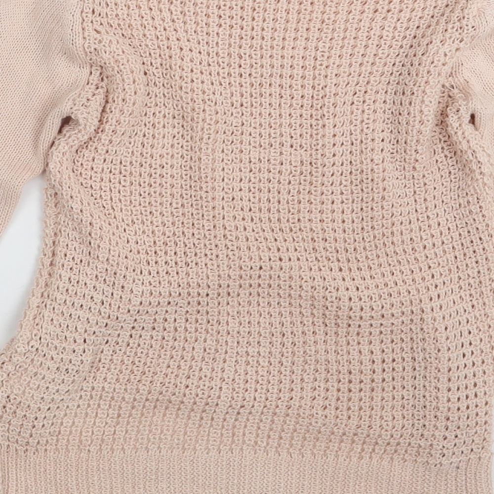 Womens UK Size S Cubus Pink Pullover Jumper