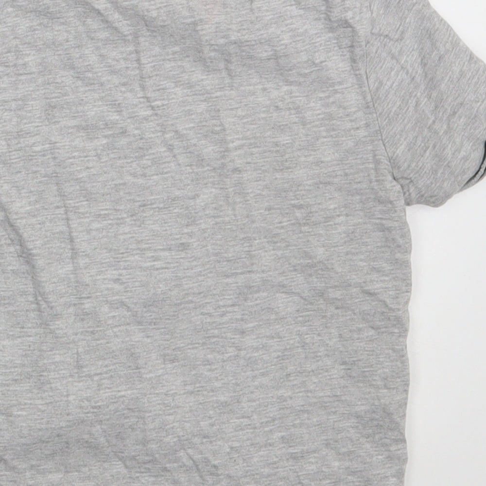 Matalan Girls Grey Basic T-Shirt Size 5 Years