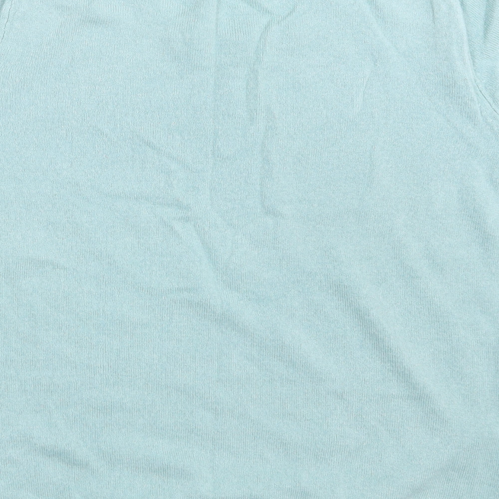 Womens UK Size 12 M&S Blue Pullover Jumper
