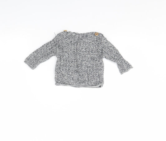 NEXT Baby Black Pullover Jumper Size 3-6 Months