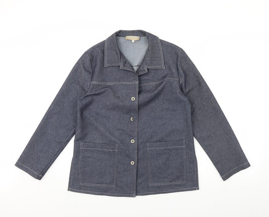 Womens UK Size 10 Daxon Blue Jacket