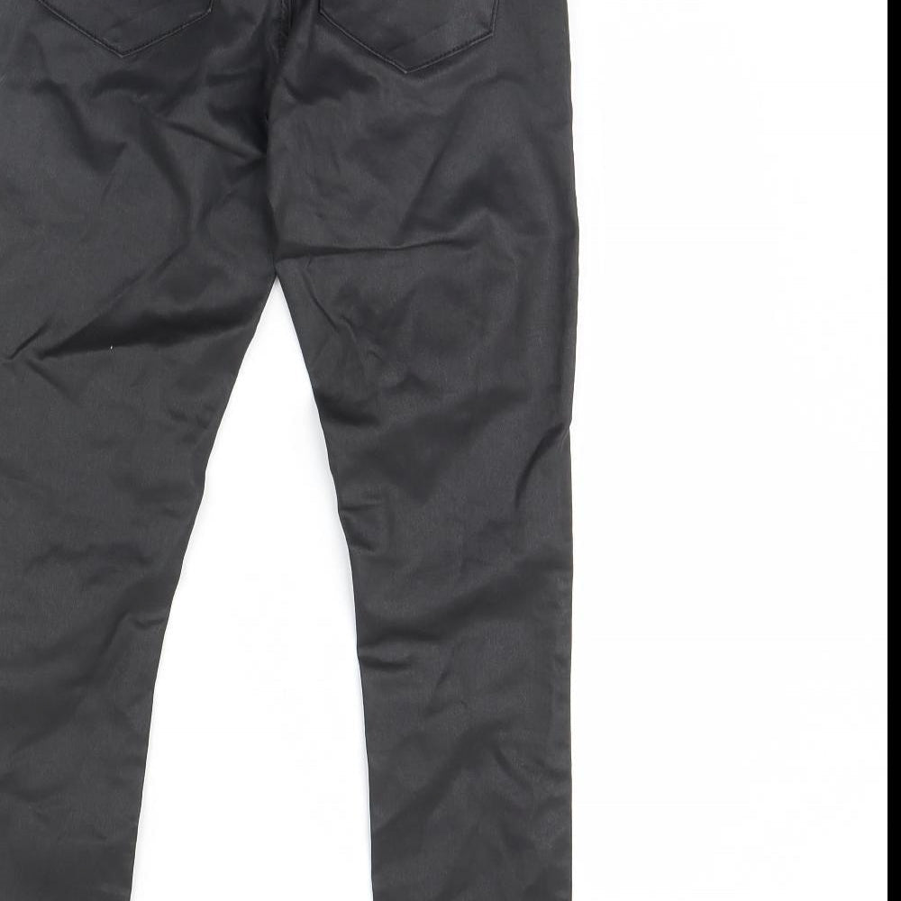 Topshop Womens Black Capri Jeans Size 28 L30 in