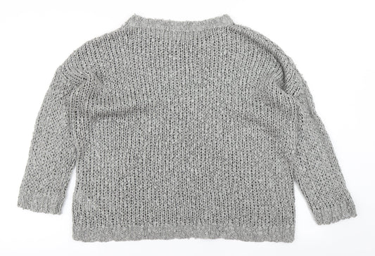 Womens UK Size 14 South Grey Pullover Jumper