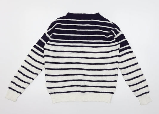 Womens UK Size 8 Studio White Pullover Jumper