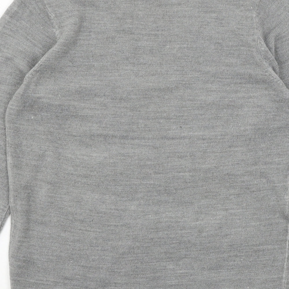 Primark Womens Grey Knit Pullover Jumper Size 4