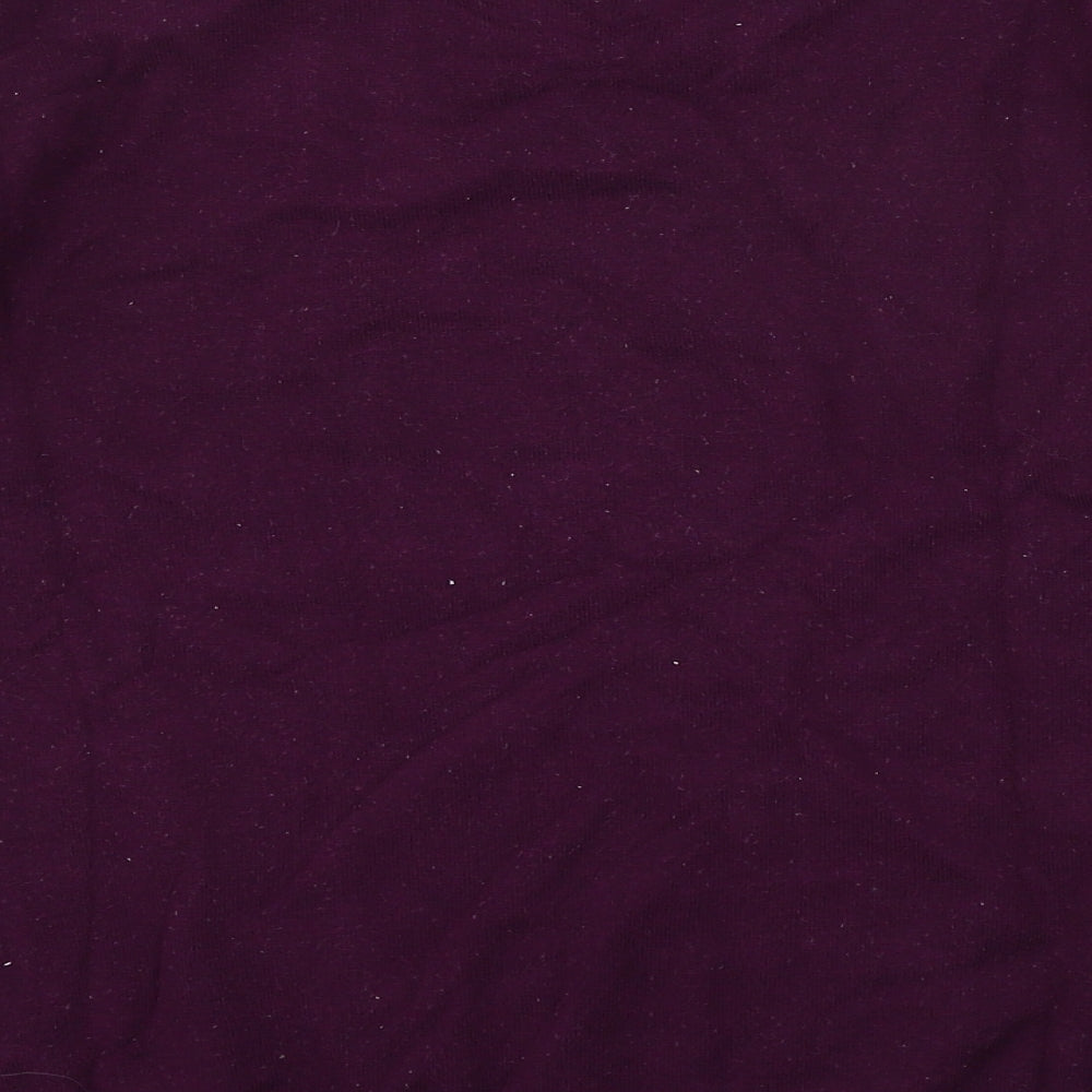 Womens UK Size S Image Purple Pullover Jumper