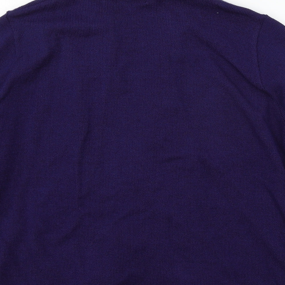 Womens UK Size M Keeno Blue Cardigan Jumper