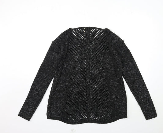 Womens UK Size 8 Papaya Black Pullover Jumper