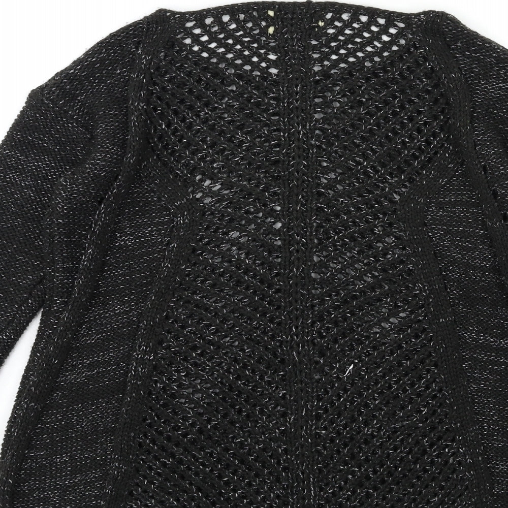Womens UK Size 8 Papaya Black Pullover Jumper