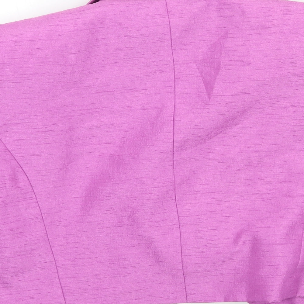 h&O Womens Purple Jacket Size 16