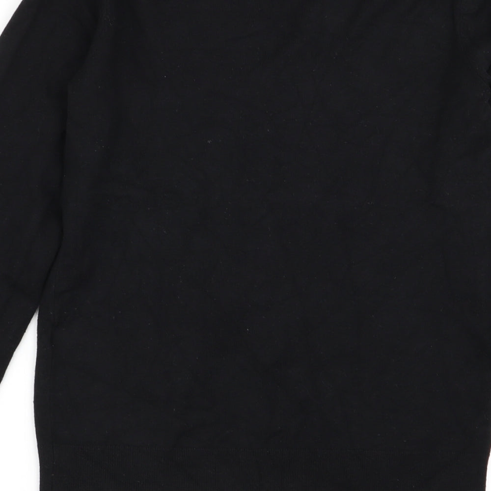 Womens UK Size 6 Warehouse Black Pullover Jumper