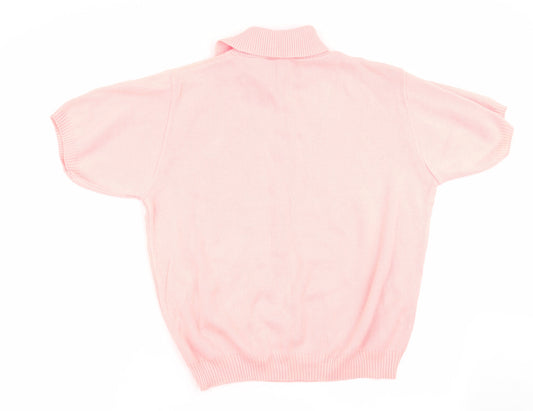 Jennifer Womens Orange Pullover Jumper Size M