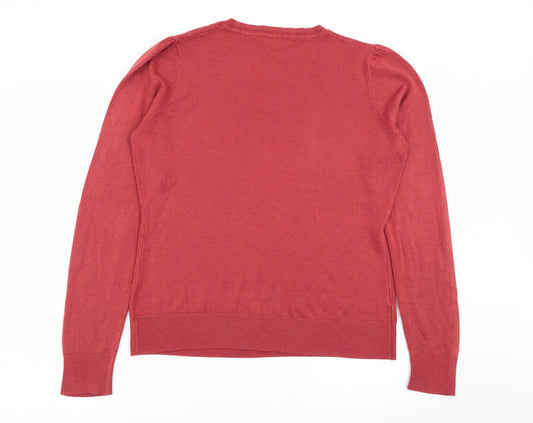 F&F Womens Brown Pullover Jumper Size 16
