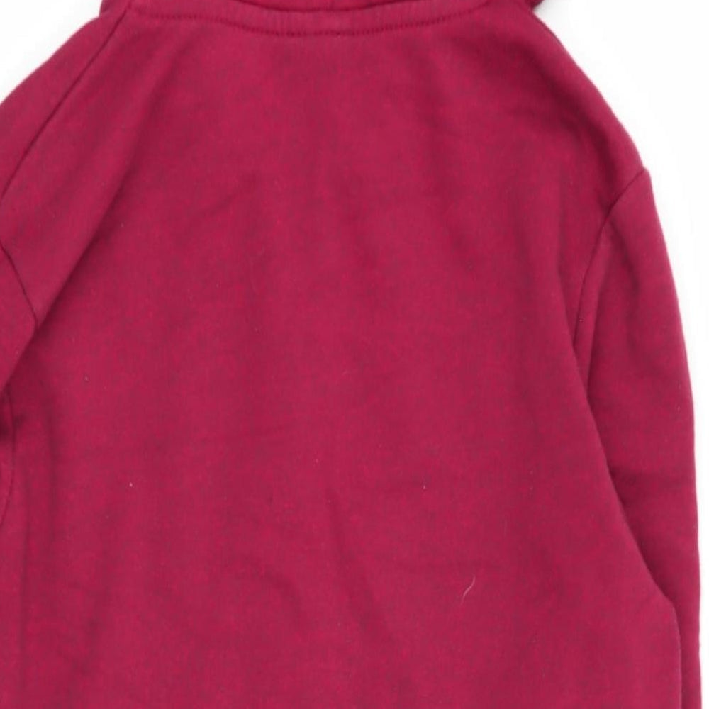 Divided by H&M Mens Red Full Zip Jumper Size S