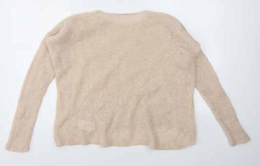 Womens UK Size XL Preworn Ivory Pullover Jumper
