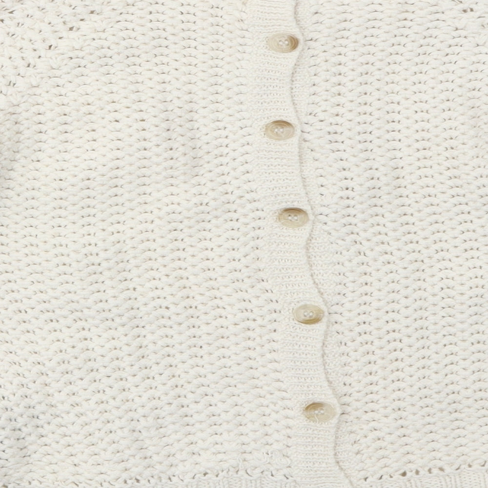 Womens UK Size S Zara Ivory Pullover Jumper
