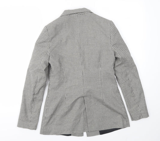 New Look Womens Multicoloured Geometric Jacket Blazer Size 6