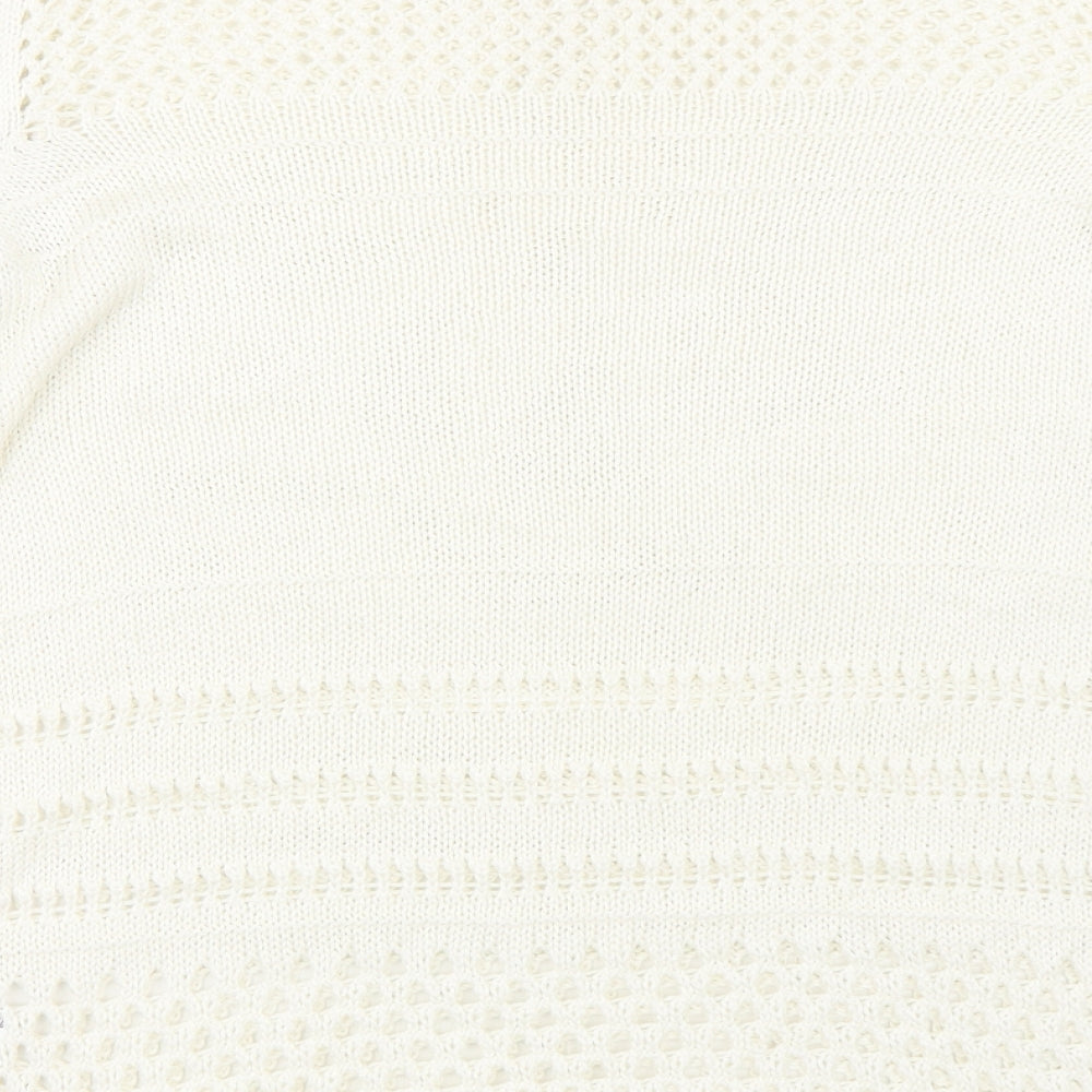 F&F Womens Beige Pullover Jumper Size 12