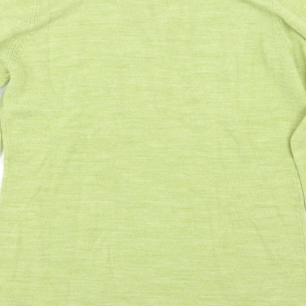 Womens UK Size L Mackays Green Pullover Jumper