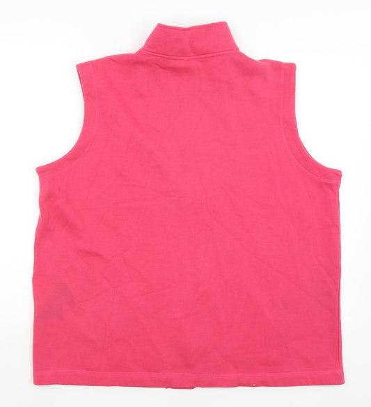 Classics Womens Pink Vest Jumper Size 20