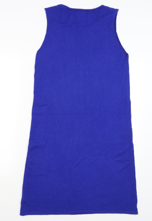 Finery Womens Blue A-Line Size M