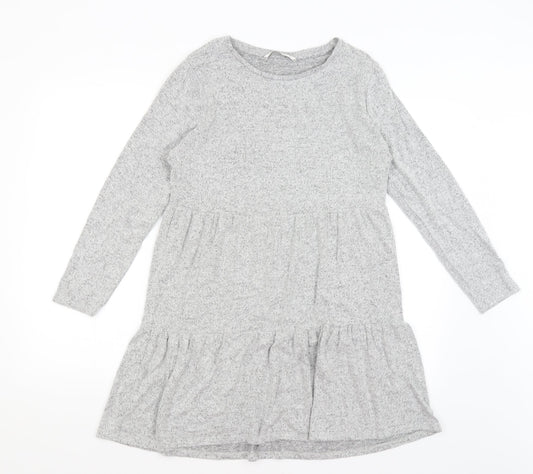 Additional front view of Tu women’s grey fit & flare, size UK 12