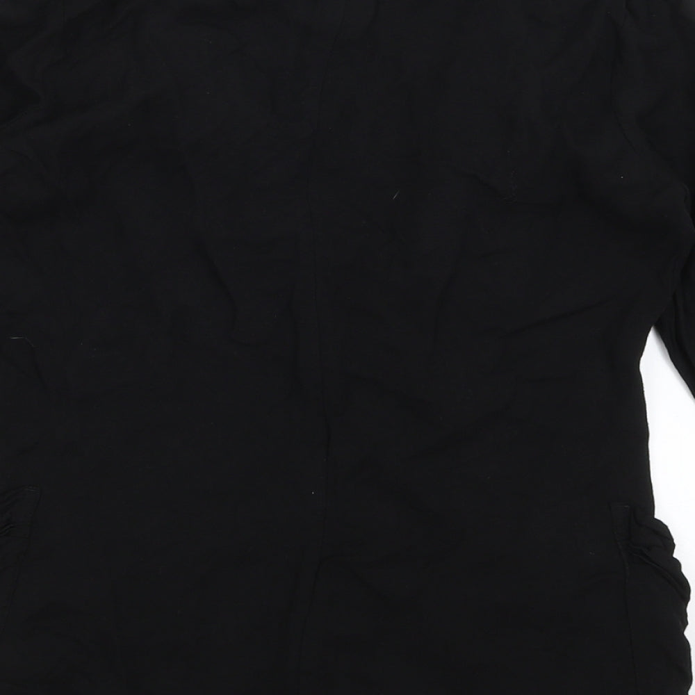 Womens UK Size 10 New Look Black Cardigan Jumper