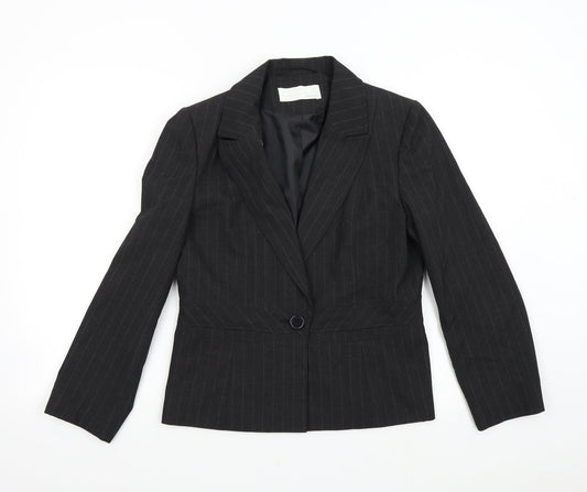 Womens UK Size 14 AMARANTO Regular Grey Suit Jacket