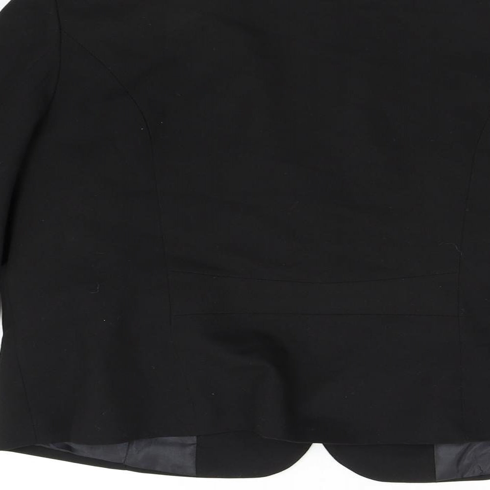 City Angel Womens Black Jacket Suit Jacket Size 14