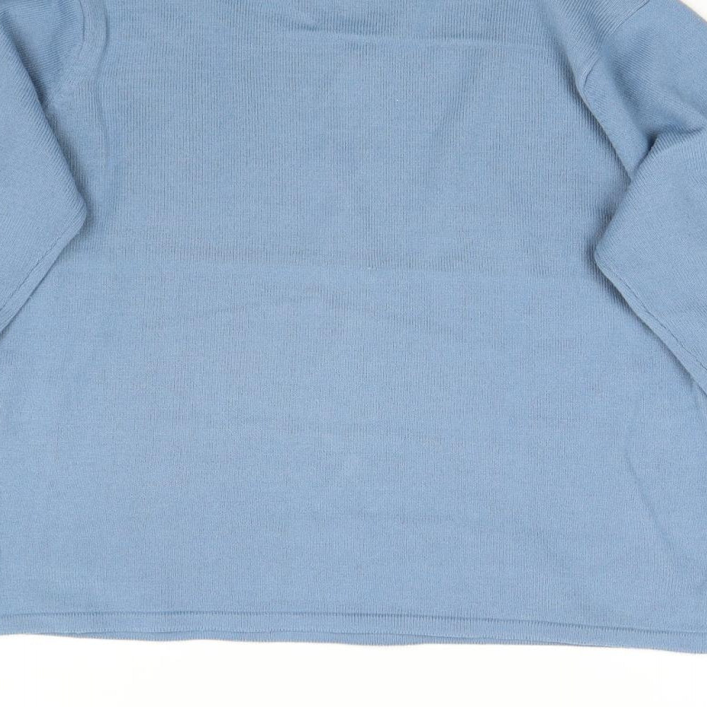 Womens UK Size M Ann Marie Blue Pullover Jumper