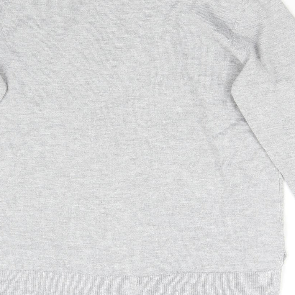 Womens UK Size 10 NEXT Grey Pullover Jumper