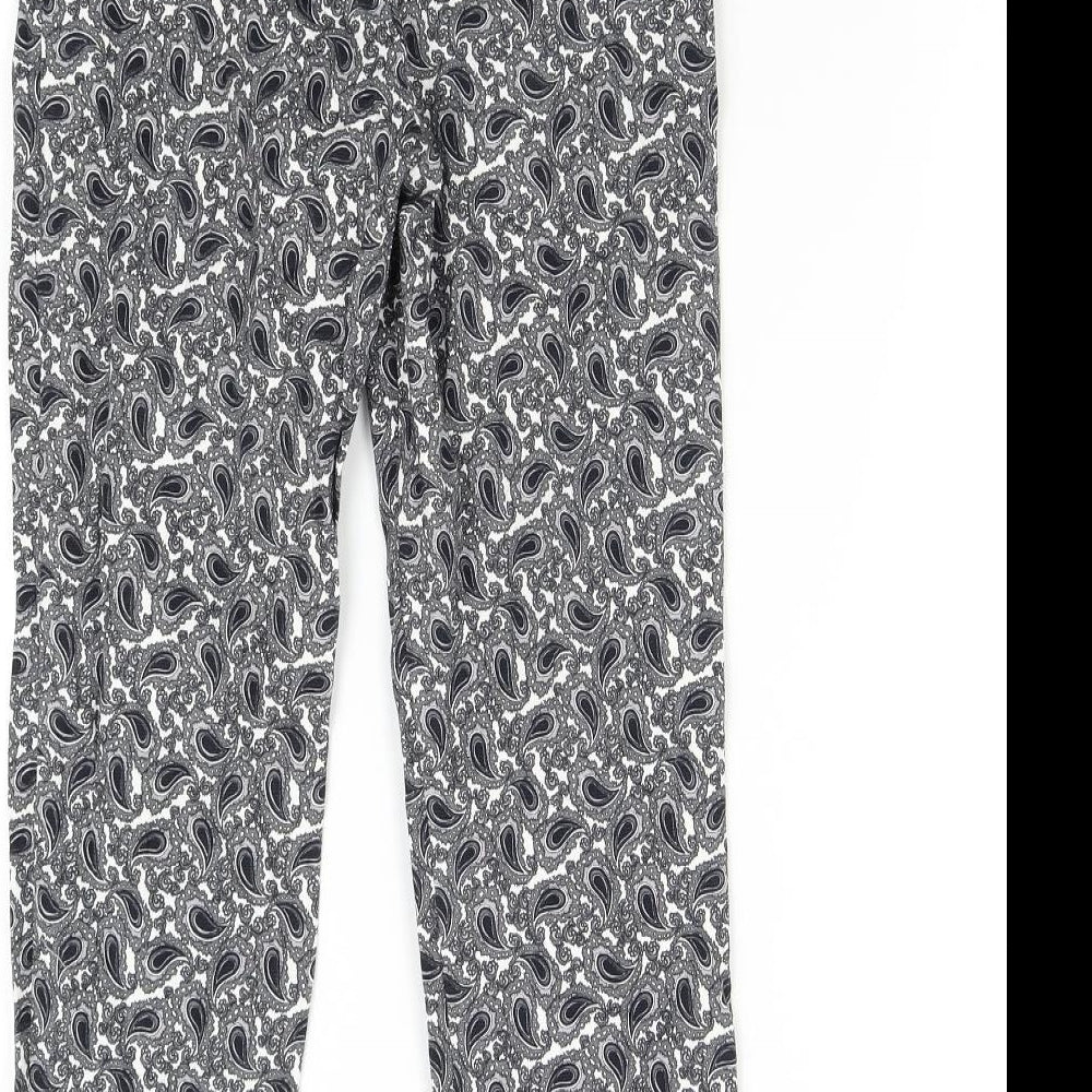 Womens UK Size 6 Topshop Regular Fit Multicoloured Trousers