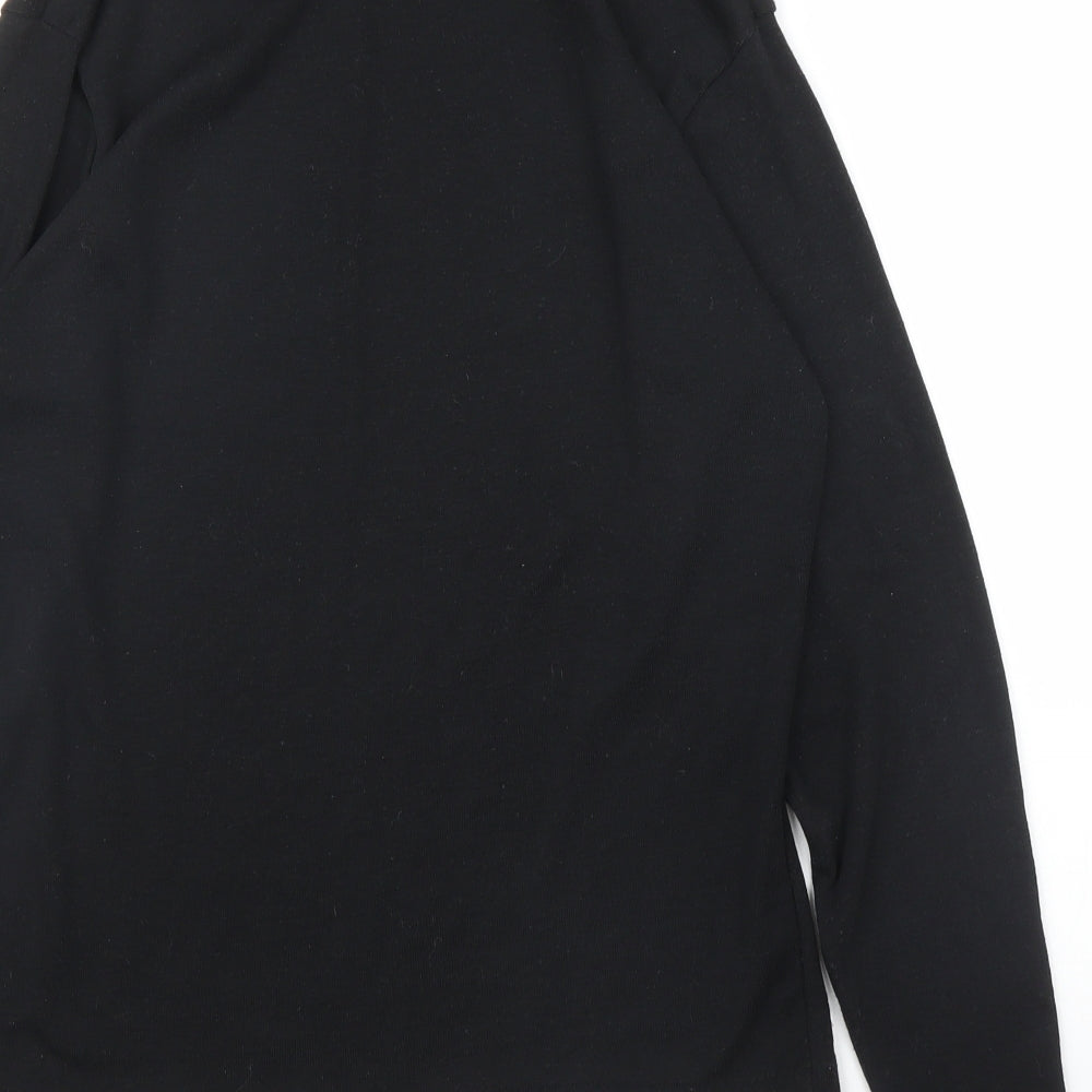 Womens UK Size 14 Emreco Black Pullover Jumper