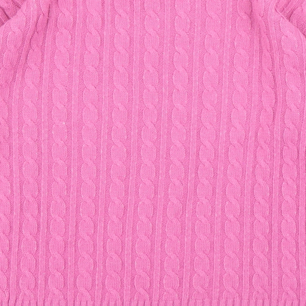 Womens UK Size XS Choice Pink Pullover Jumper