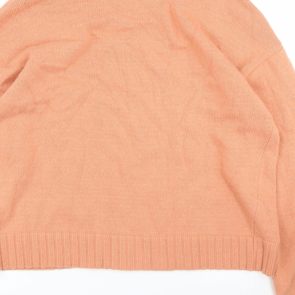 Womens UK Size L Preworn Pink Pullover Jumper