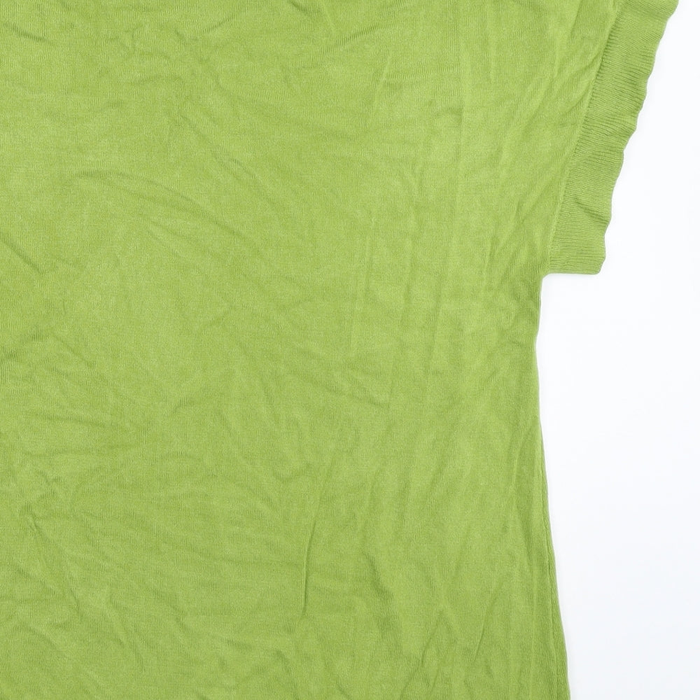 Womens UK Size 14 NEXT Green Pullover Jumper