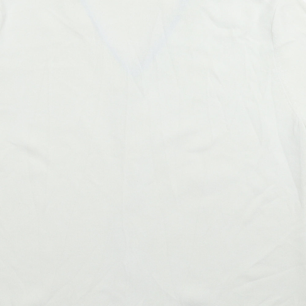 Womens UK Size L Casamia White Pullover Jumper
