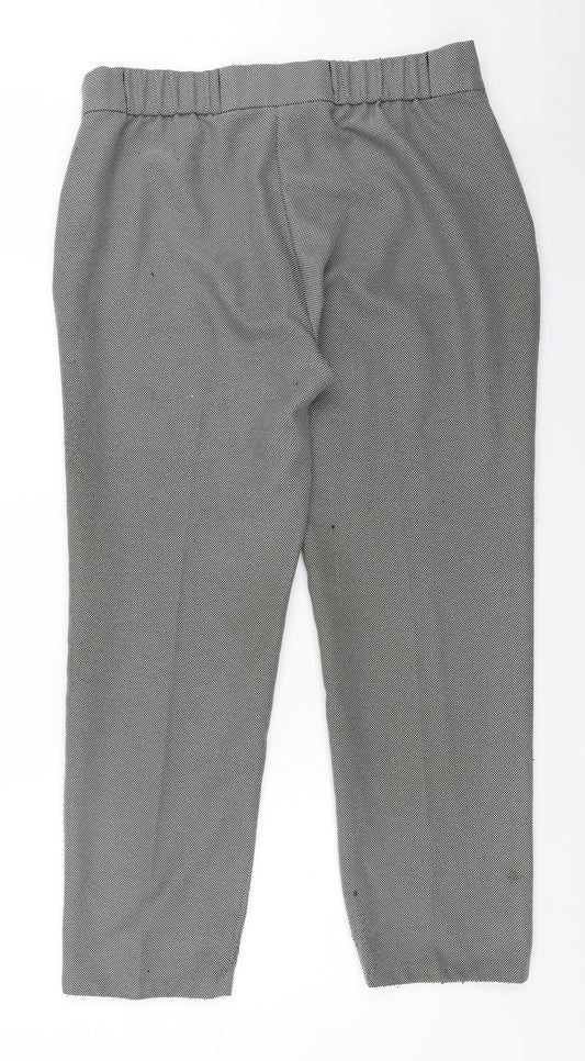 Womens UK Size 16 Marks and Spencer Regular Fit Black Trousers