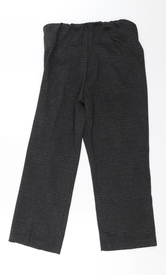 Classic Womens Grey Capri Trousers Size 12 L24.5 in