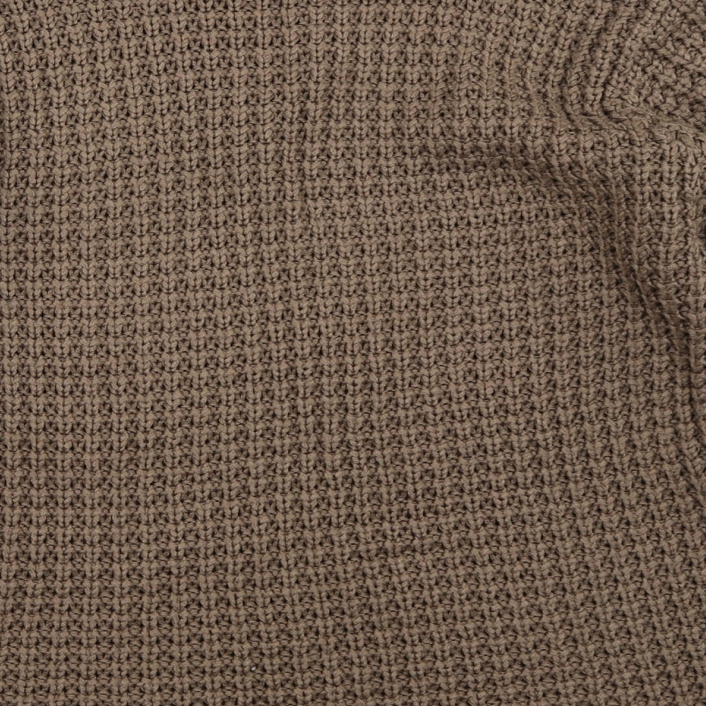 Donna Lewis Womens Brown Pullover Jumper Size M